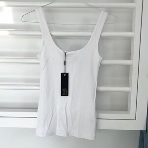 All things golden Luxe rib tank